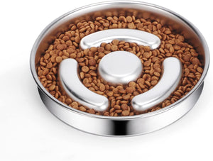 Enhancing Your Pet's Dining Experience with the Stainless Steel Slow Feeding Pet Bowl